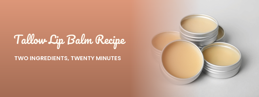 Tallow Lip Balm Recipe: Two Ingredients, Twenty Minutes