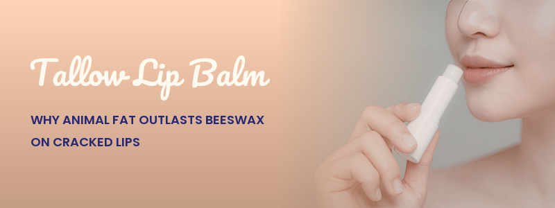 Tallow Lip Balm: Why Animal Fat Outlasts Beeswax on Cracked Lips