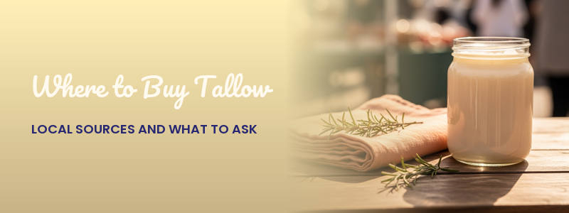 Where to Buy Tallow: Local Sources and What to Ask