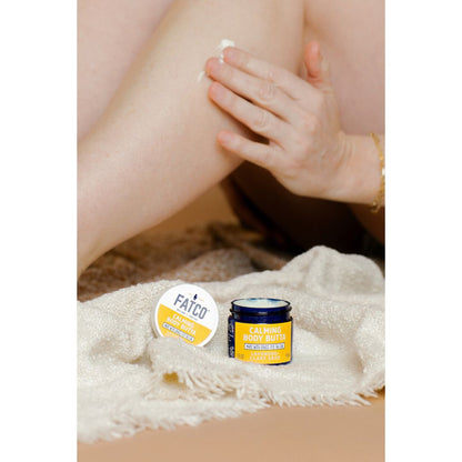 FATCO Calming Body Butta 2 oz — tallow body moisturizer, lavender + clary sage, eczema-friendly