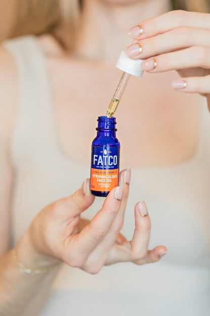 FATCO Myrrhaculous Face Oil 0.5 oz lifestyle — natural tallow face serum