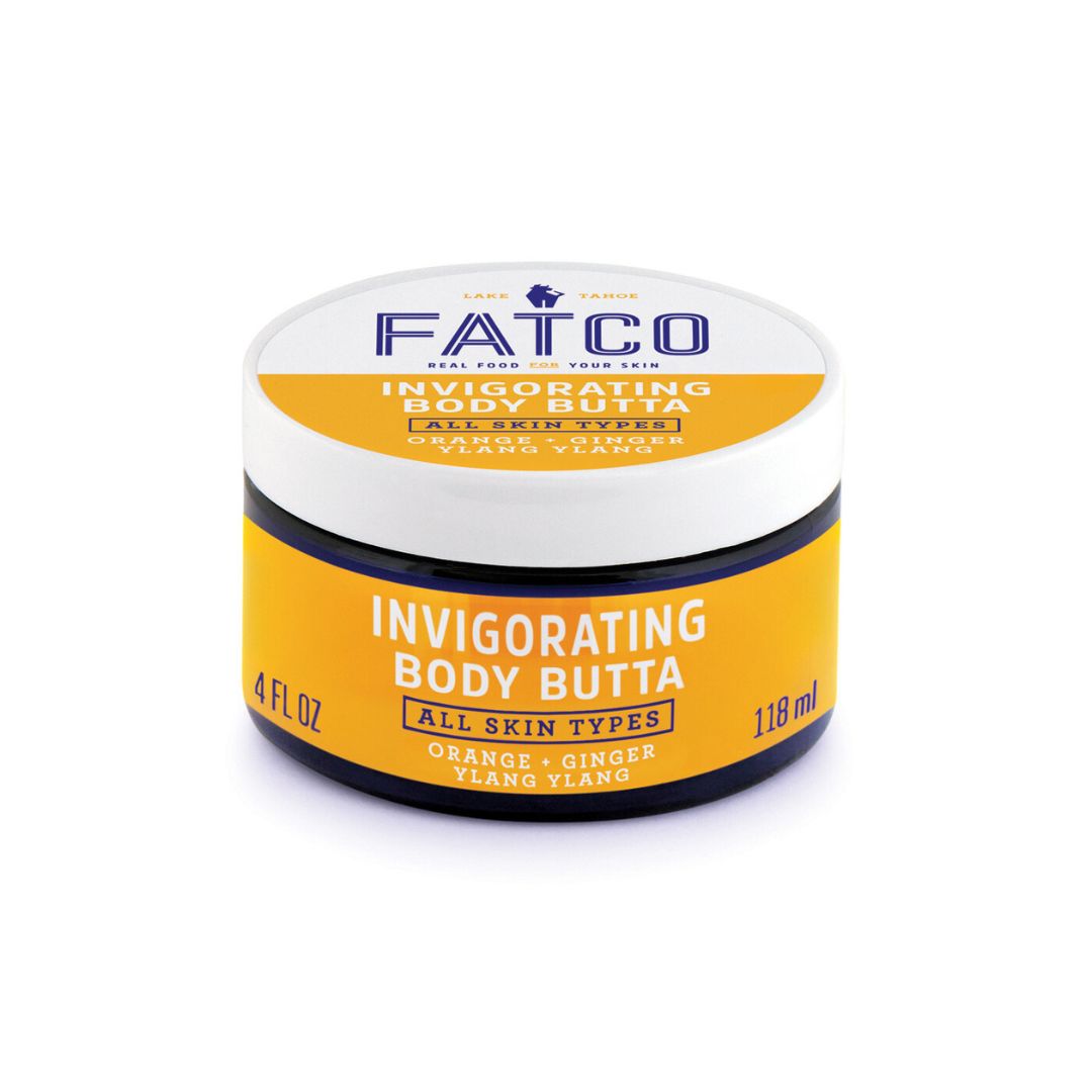 FATCO Invigorating Body Butta 4 oz — energizing tallow body moisturizer, citrus blend, larger size