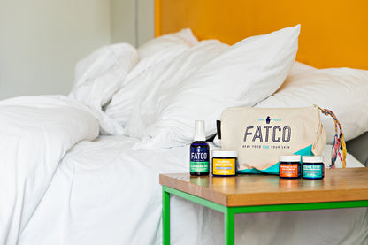 FATCO Travel Kit — tallow skincare travel set, myrrhaculous face cream + deodorant