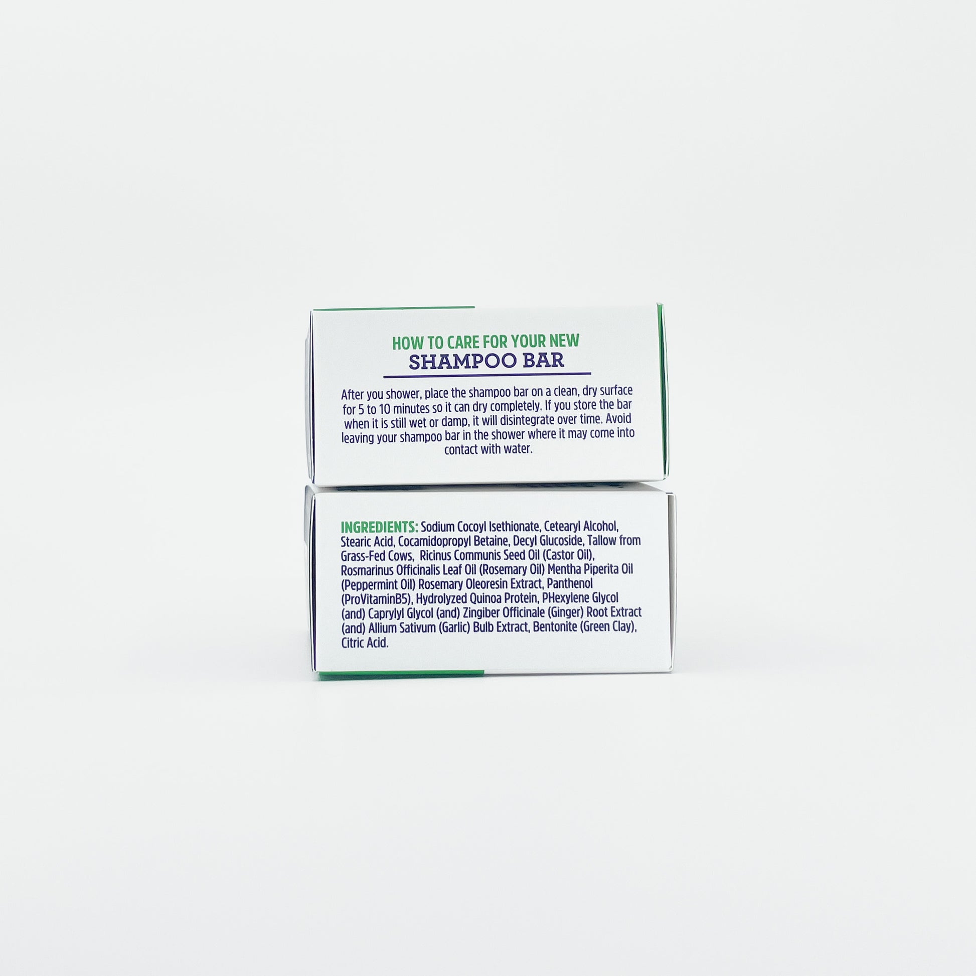FATCO tallow based Shampoo Bar rosemary mint ingredients