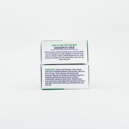 FATCO tallow based Shampoo Bar rosemary mint ingredients
