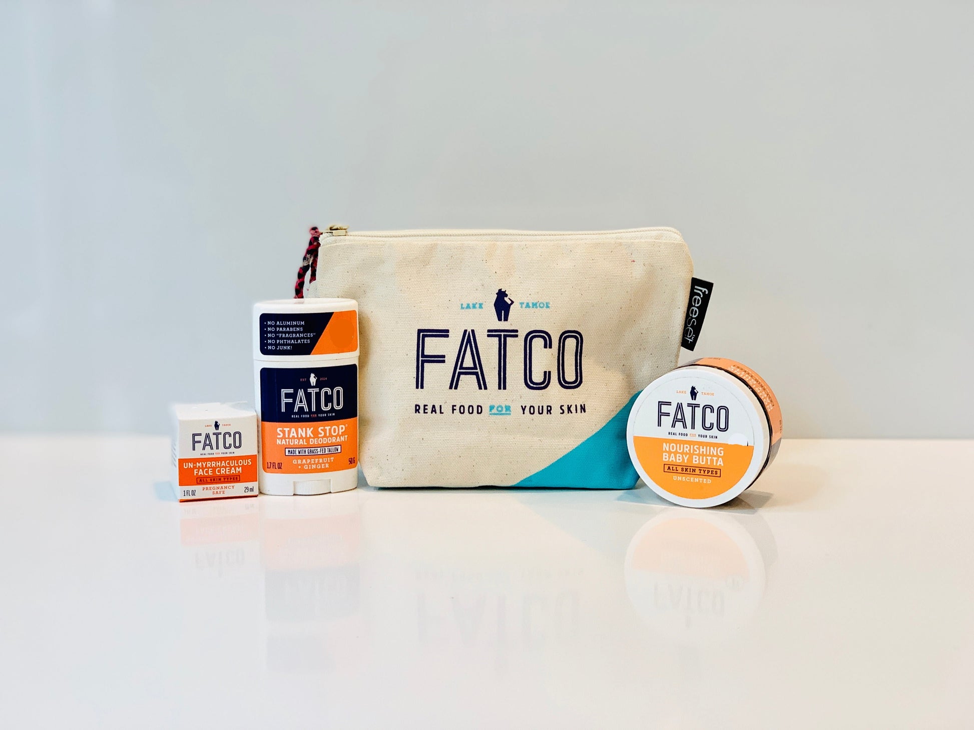 "MAMA-TO-BE" GIFT SET-FATCO Skincare Products paleo skincare unmyrrhaculous tallow balm face cream stank stop natural deodorant pregnancy safe baby butta stretch marks