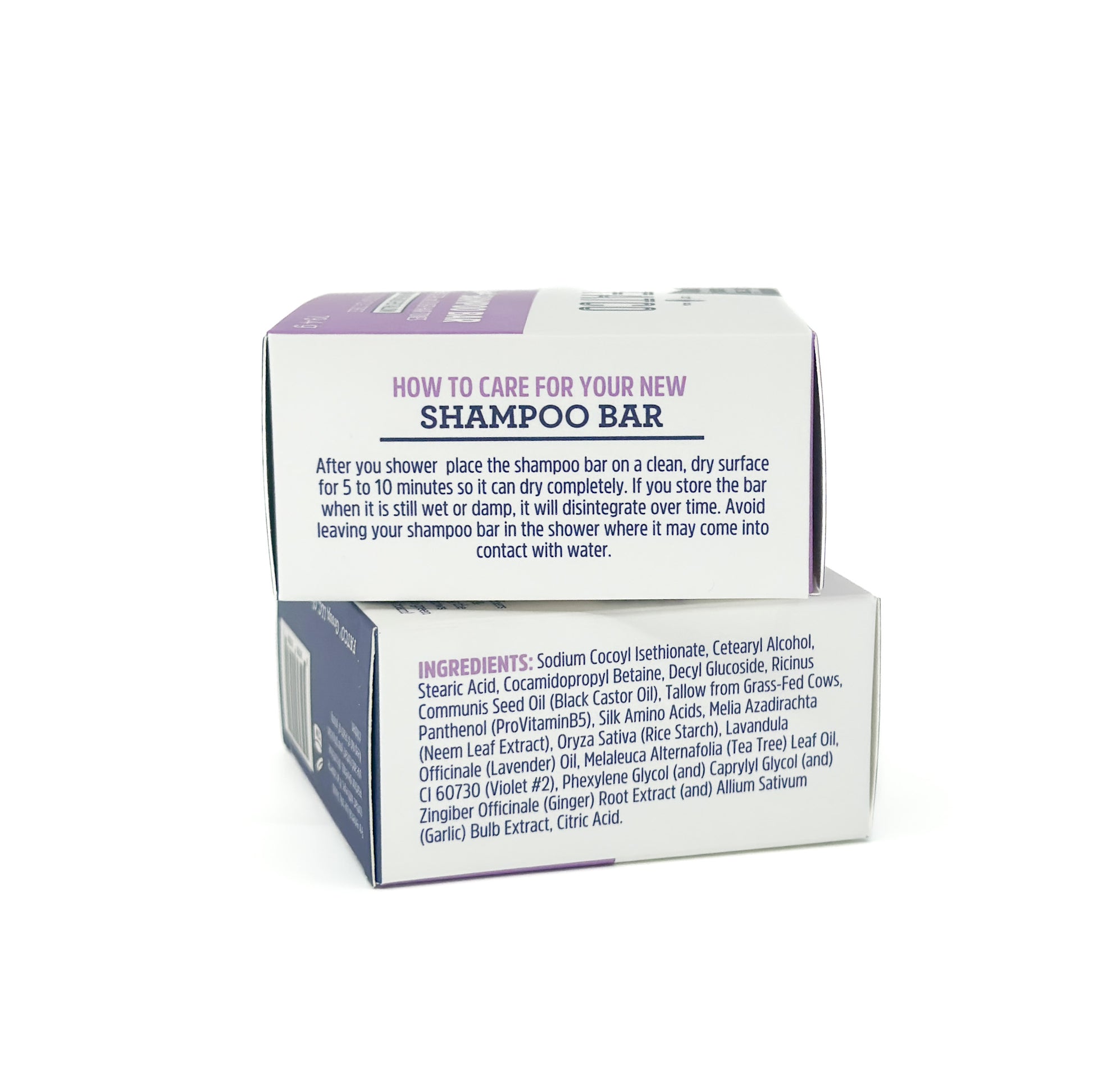fatco purple tallow based shampoo bar