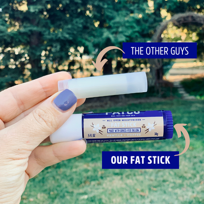FAT STICK, Vanilla + Coffee, 0.5 OZ-FATCO Skincare Products tallow balm paleo skincare eczema psoriasis moisturizing anti aging nourishing
